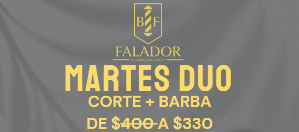 Corte + Barba (Martes duo)