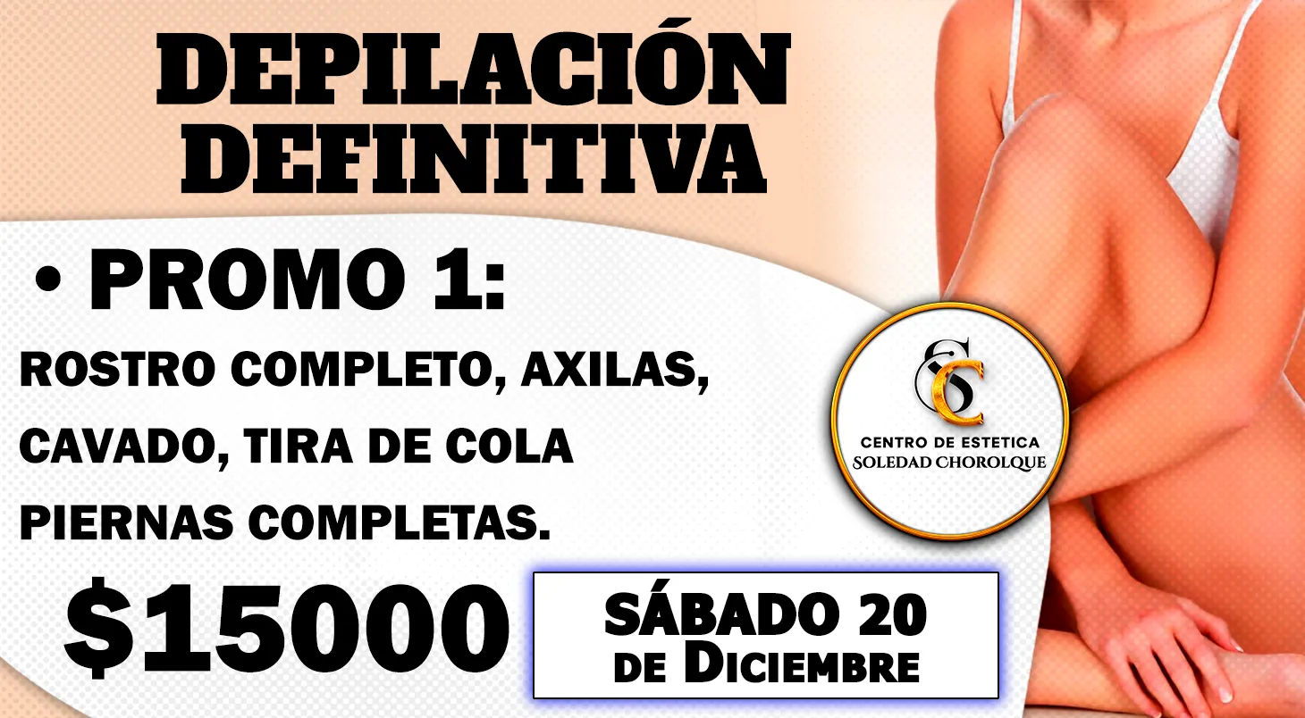 Depilación Definitiva Promo 1 Palpalá