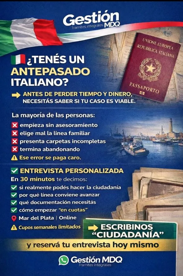 CIUDADANIA ITALIANA