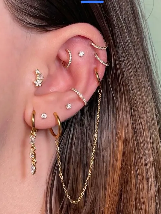 Perforaciones/piercing auricular