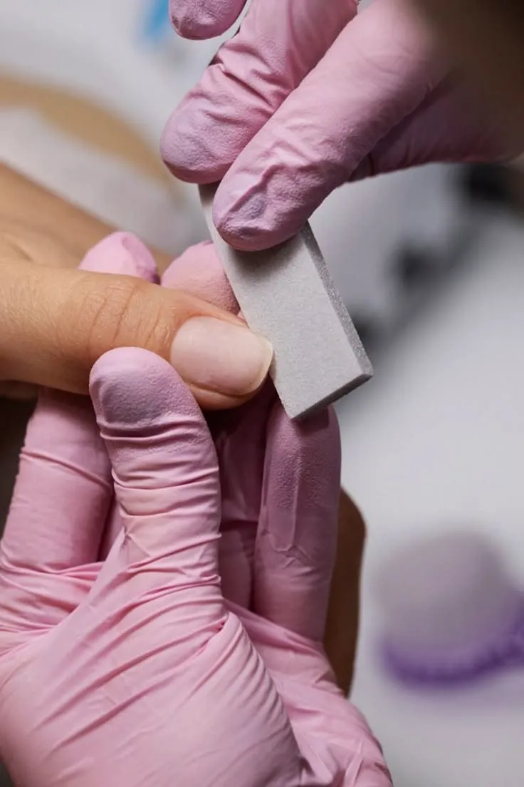 Limpieza de uñas